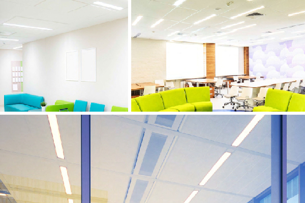 JADLR Architectural T-Grid Recessed Mounted Linear Luminaire