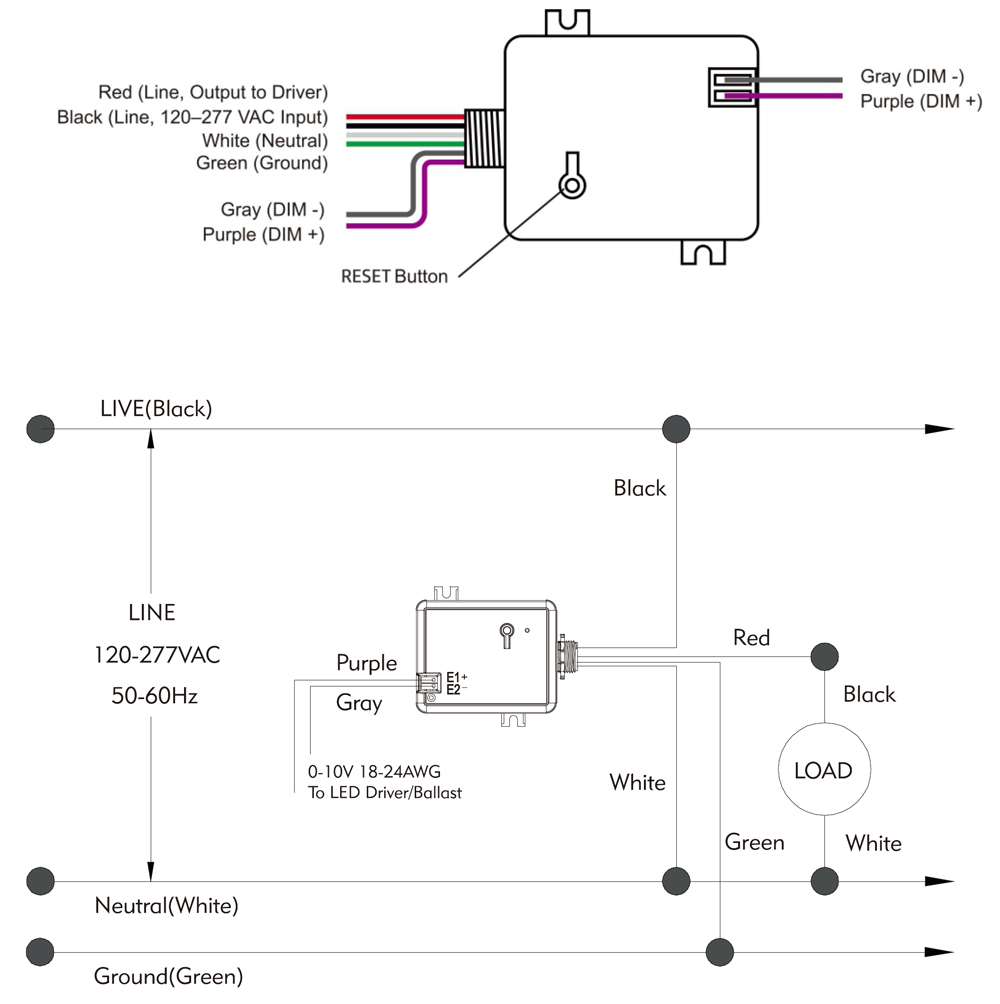 JICS-BT-PP 12VDC, 100 mA, 120-277VAC Input Power Pack