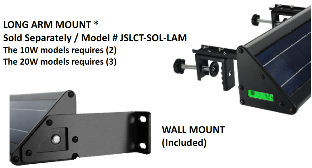 JSLCT-SOL Series Solar Sign Light
